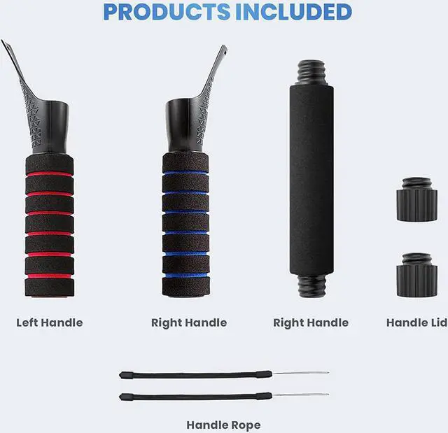 Alt view image 7 of 7 - VR Game Handle Accessories for Quest 2 Controllers, Dual Handles Extension Grips for Playing Beat Saber Gorilla Tag Games,VR Golf Club Attachment Compatible with Playing Golf+First PersonTennis