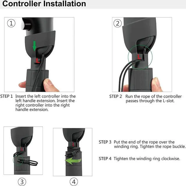 Alt view image 7 of 7 - VR Saber Handles VR Gaming Controller Handles for Meta Quest Pro, Silicone Meta Quest Pro Controller Accessories for Playing Beat Saber, Golf+, Badminton, Baseball Games