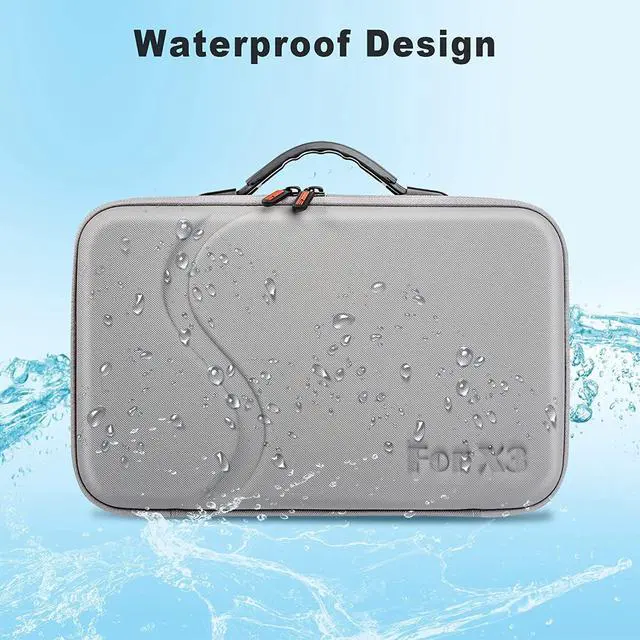 Alt view image 4 of 7 - Insta360 X3 Case, Waterproof Portable Storge Bag Travel Case for Insta360 X3 One Camera Accessories