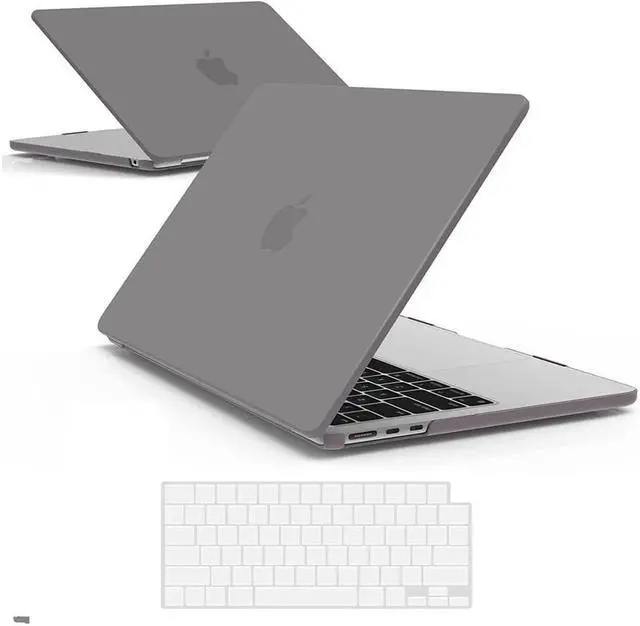 Main image of Compatible with MacBook Air 13.6 inch Case 2022 Release Model A2681 M2 Chip with Liquid Retina Display Touch ID, Protective Laptop Cover Plastic Hard Shell with Keyboard Cover Skin Gray