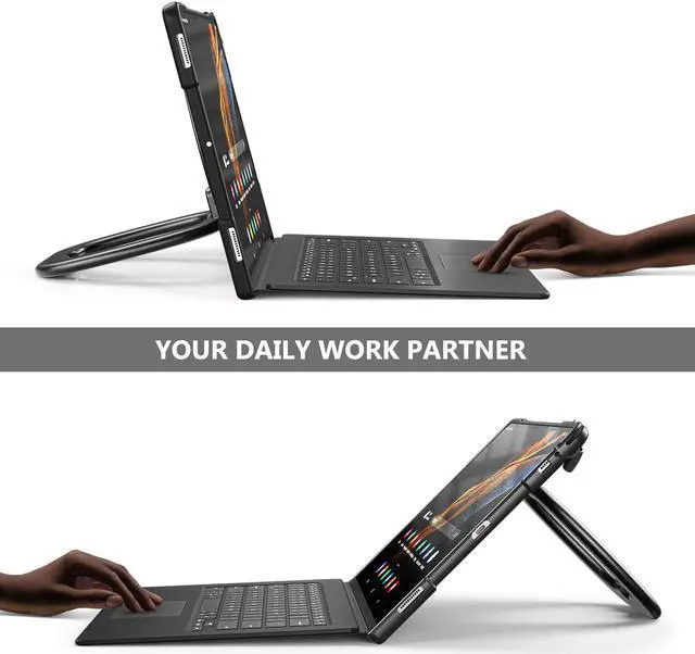 Alt view image 5 of 7 - Protective Case for Samsung Galaxy Tab S9 Ultra 2023 / S8 Ultra 2022 14.6 inch SM-X910/X916B/X918U/X900/X906 Heavy Duty Shockproof Cover with Stand, Hand Strap Pen Holder