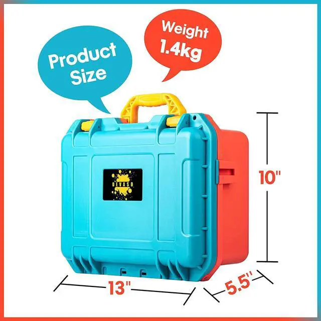 Alt view image 6 of 6 - Carrying Case for Nintendo Switch Travel Case ,Professional Deluxe Waterproof Case Soft Lining Hard Case for Nintendo Switch OLED Model (2021) Console Pro Controller & Accessories