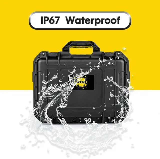 Alt view image 4 of 6 - Carrying Case for Nintendo Switch Travel Case ,Professional Deluxe Waterproof Case Soft Lining Hard Case for Nintendo Switch OLED Model (2021) Console Pro Controller & Accessories Black