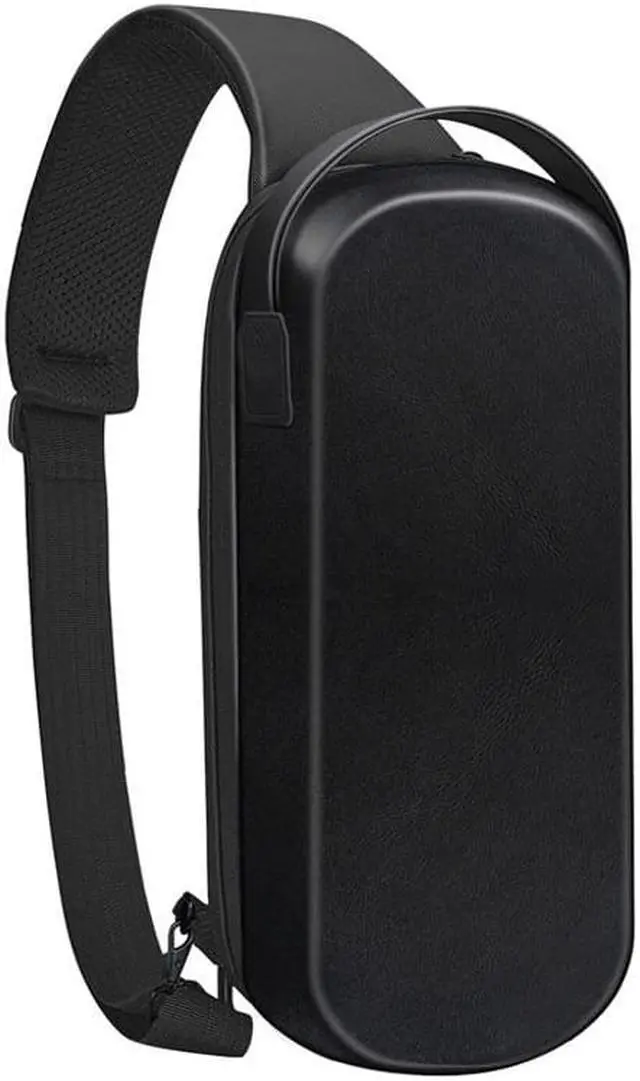 Alt view image 6 of 7 - Travel Carrying Case Storage Messenger Bag Hard EVA Travel Carry Pouch Anti-Scratch Waterproof Portable Cross Body Bag Portable Handbag for Steam Deck Game Console