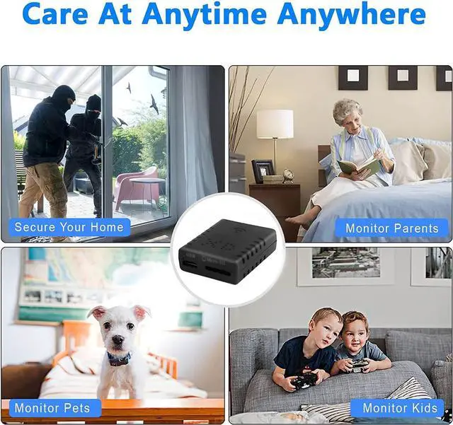 Alt view image 5 of 6 - Mini Spy Hidden Camera HD 1080P WiFi Security Cameras Wireless Nanny Cam with Motion Detection Night Vision Phone App for Home Office Indoor Video Surveillance