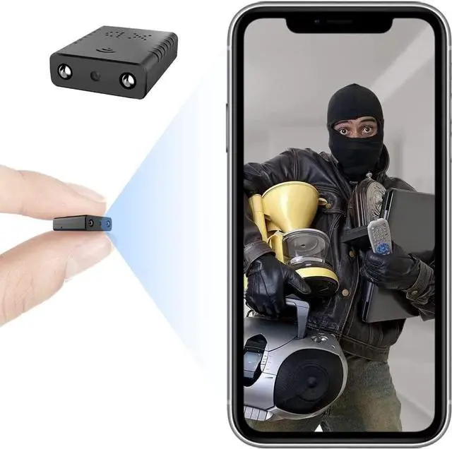 Main image of Upgraded 1080P WiFi Camera Motion Sound Detector, Portable Small Camera, 1080P HD Home Security Camera, Infrared Indoor and Outdoor Camera, Mobile APP Remote Monitoring Camera