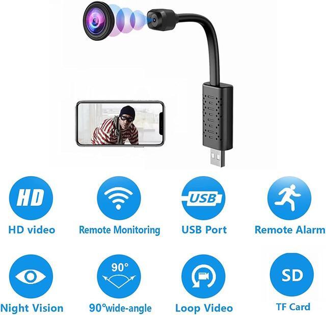 Alt view image 7 of 7 - Spy Camera Hidden Camera Detector - 1080P WiFi Camera for Home Office Security Indoor Surveillance Camera with Motion Detection Night Vision