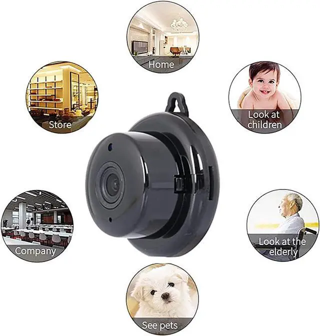Alt view image 6 of 7 - Spy Camera Hidden Camera Detector - 1080P WiFi Camera for Home Office Security Indoor Camera with Motion Detection Night Vision, Car Surveillance Camera