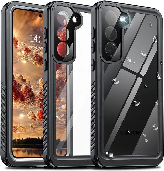 Main image of For Samsung Galaxy S23 Plus Case,S23 Plus Waterproof Case with Built-in Screen Protector, Rugged Shockproof Full Protective Case for Samsung S23 Plus Black