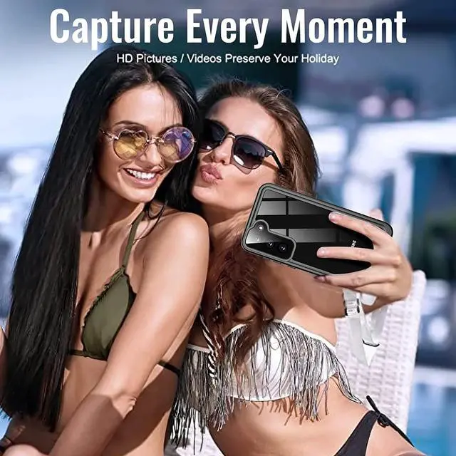 Alt view image 7 of 7 - for Samsung Galaxy S23 Case Waterproof, Galaxy S23 Case with Built-in Screen Protector [Support Fingerprint Unlock][360°Full Body Protection][12FT Military Grade] Rugged S23 Phone Case