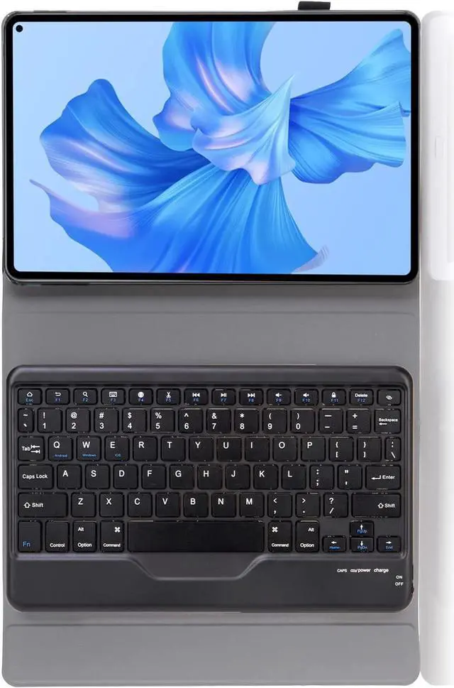 Alt view image 4 of 7 - Keyboard Case for Huawei MatePad Pro 11 2022, Soft TPU Protective Cover with Magnetically Detachable Wireless Bluetooth Keyboard