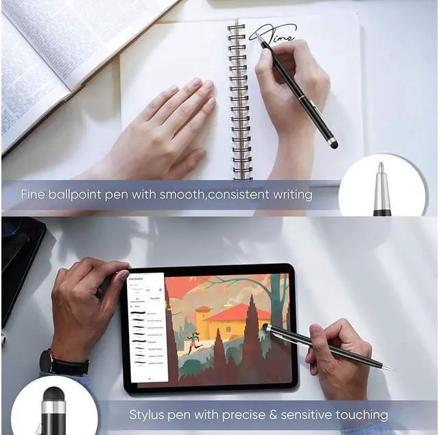 Alt view image 4 of 7 - Case for Lenovo Tab P11 2nd Generation 11.5 inch / Xiaoxin Pad Plus 11.5 2023, Tri fold Slim Lightweight Hard Shell Smart Protective Cover with Multi-Angle Stand, Universal Stylus Pen