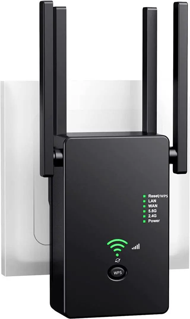 Main image of WiFi Extender Wireless Internet Booster can Cover 2860 Square Meters. ft & 25 Device Ethernet Port extends Internet WiFi to Home Devices