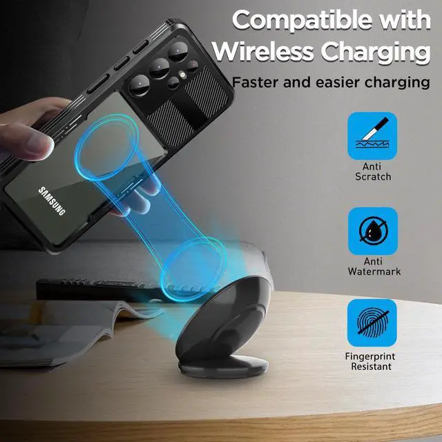 Alt view image 6 of 7 - Compatible for Samsung Galaxy S23 Ultra Case Waterproof with Built-in Lens & Screen Protector Full Body Protective Case for Galaxy S23 Ultra 6.8 inch 2023