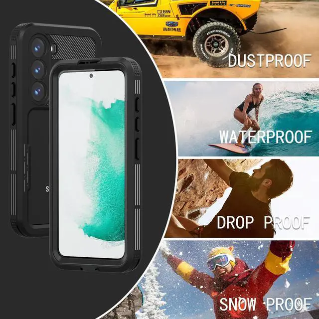 Alt view image 5 of 7 - Compatible for Samsung Galaxy S23 Case Waterproof with Built-in Lens & Screen Protector Full Body Protective Cover for Galaxy S23 6.1 inch