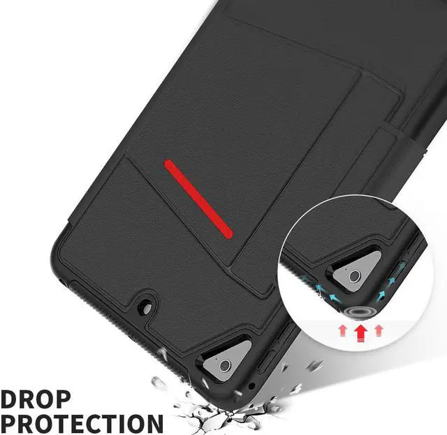 Alt view image 4 of 7 - Magnetic Stand Case for iPad Mini 5 2019/Mini 4 2015 (5th/4th Generation 7.9 inch) Shockproof Protective Cover with Pencil Holder, Card Slot, Auto Sleep Wake