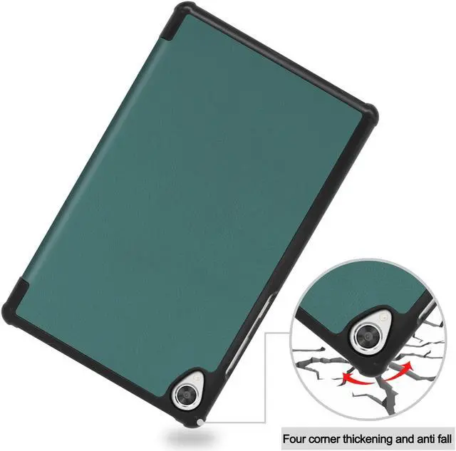 Alt view image 6 of 7 - Case for Lenovo 8.0 Inch Tab M8 Gen 3 2022/ Smart Tab M8 Gen 3 2022/Tab M8 HD LTE 2021/ Tab M8 HD/Smart Tab M8/Tab M8 FHD 2019, Slim Lightweight Stand Hard Shell Protective Cover with Stylus Pen