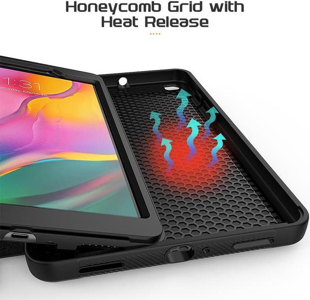 Alt view image 6 of 7 - Magnetic Case for Samsung Galaxy Tab A 8.0 inch 2019 Model SM-T290/T295/T297 Multi-Angle Viewing Smart Protective Stand Cover with Card Slot, Auto Wake/Sleep