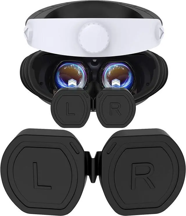 Main image of Lens Protector Cover for PS VR2 Accessories, Soft Silicone Dust Proof & Anti-Scratch Cover for PSVR 2, Thickened Lens Cap for PSVR2 Glasses, Washable Protect Lens Sleeve for Playstation VR2 Headset