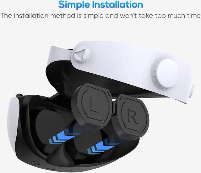 Alt view image 6 of 7 - Lens Protector Cover for PS VR2 Accessories, Soft Silicone Dust Proof & Anti-Scratch Cover for PSVR 2, Thickened Lens Cap for PSVR2 Glasses, Washable Protect Lens Sleeve for Playstation VR2 Headset