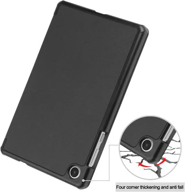 Alt view image 4 of 7 - Case for Lenovo Tab M8 4th Gen 2023 8 inch Tablet Model TB-300FU TB-300XU, Slim Lightweight Stand Hard Shell Protective Cover with Stylus Pen