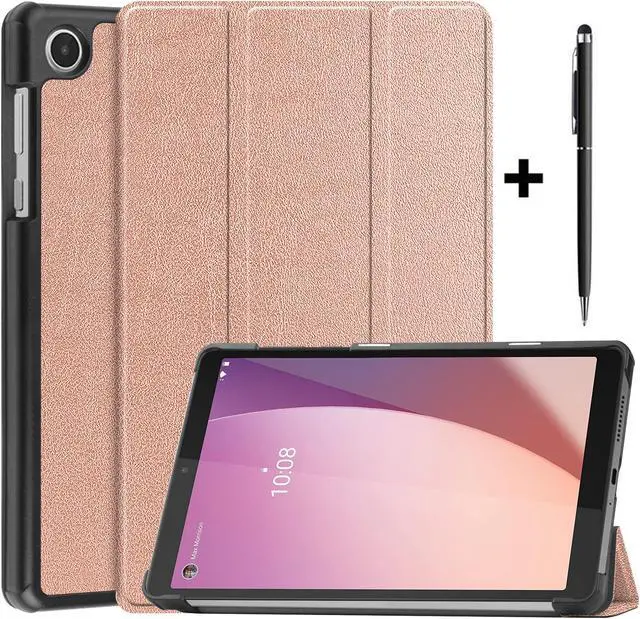 Main image of Case for Lenovo Tab M8 4th Gen 2023 8 inch Tablet Model TB-300FU TB-300XU, Slim Lightweight Stand Hard Shell Protective Cover with Stylus Pen
