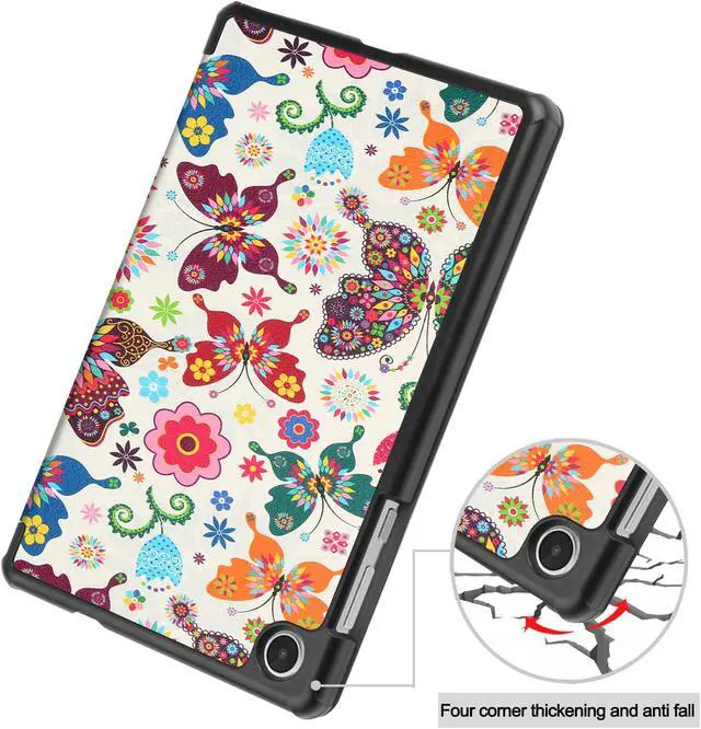 Alt view image 5 of 7 - Case for Lenovo Tab M8 4th Gen 2023 8 inch Tablet Model TB-300FU TB-300XU, Slim Lightweight Stand Hard Shell Protective Cover with Stylus Pen