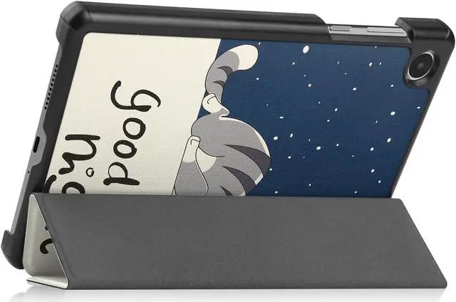 Alt view image 5 of 7 - Case for Lenovo Tab M8 4th Gen 2023 8 inch Tablet Model TB-300FU TB-300XU, Slim Lightweight Stand Hard Shell Protective Cover with Stylus Pen