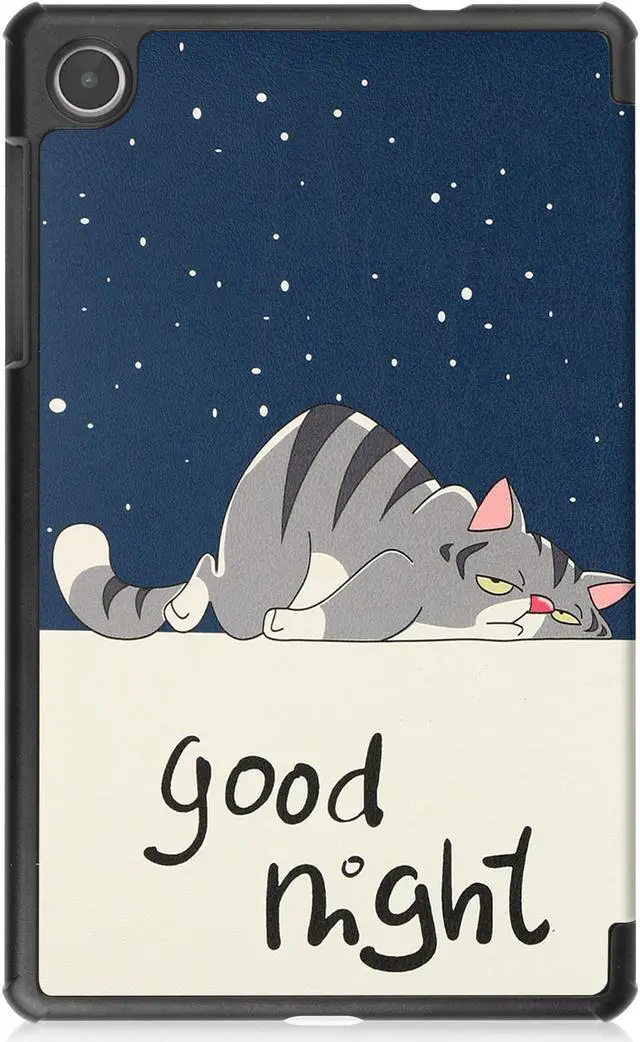 Alt view image 7 of 7 - Case for Lenovo Tab M8 4th Gen 2023 8 inch Tablet Model TB-300FU TB-300XU, Slim Lightweight Stand Hard Shell Protective Cover with Stylus Pen
