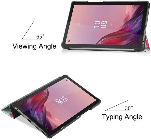 Alt view image 2 of 7 - Case for Lenovo Tab M9 2023 9 inch Tablet Model TB-310XU / TB-310FU, Slim Lightweight Stand Hard Shell Protective Cover with Stylus Pen