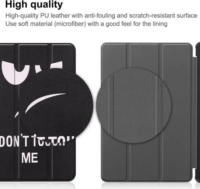 Alt view image 6 of 7 - Case for Lenovo Tab M9 2023 9 inch Tablet Model TB-310XU / TB-310FU, Slim Lightweight Stand Hard Shell Protective Cover with Stylus Pen