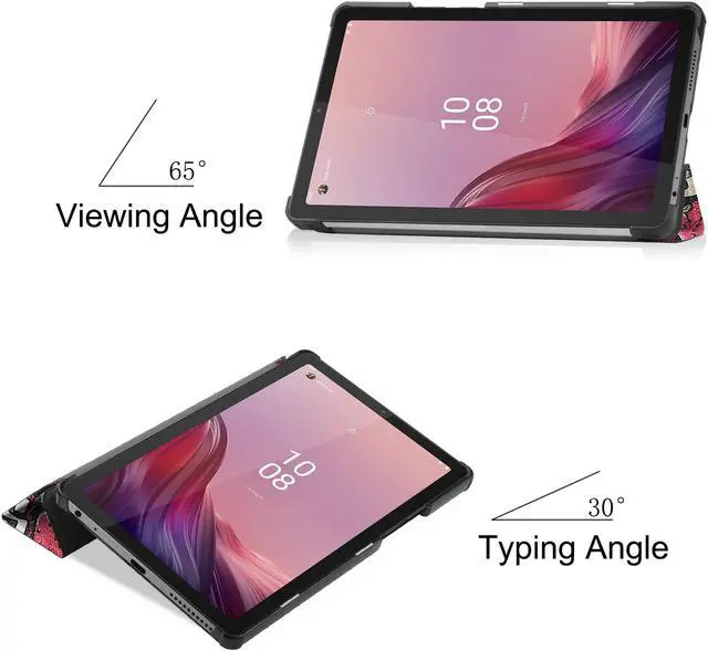 Alt view image 2 of 7 - Case for Lenovo Tab M9 2023 9 inch Tablet Model TB-310XU / TB-310FU, Slim Lightweight Stand Hard Shell Protective Cover with Stylus Pen