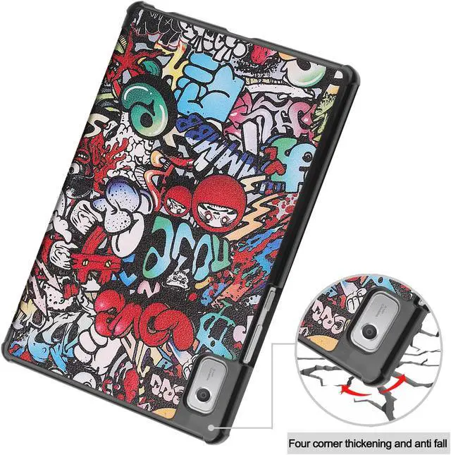 Alt view image 5 of 7 - Case for Lenovo Tab M9 2023 9 inch Tablet Model TB-310XU / TB-310FU, Slim Lightweight Stand Hard Shell Protective Cover with Stylus Pen