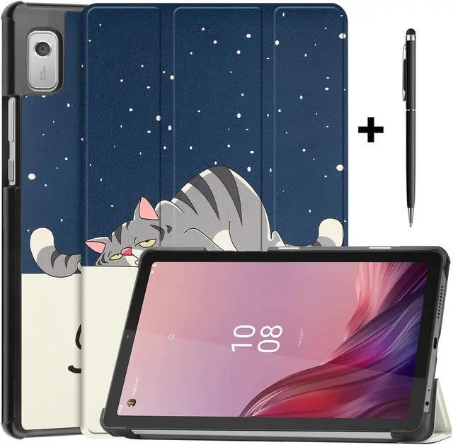 Main image of Case for Lenovo Tab M9 2023 9 inch Tablet Model TB-310XU / TB-310FU, Slim Lightweight Stand Hard Shell Protective Cover with Stylus Pen