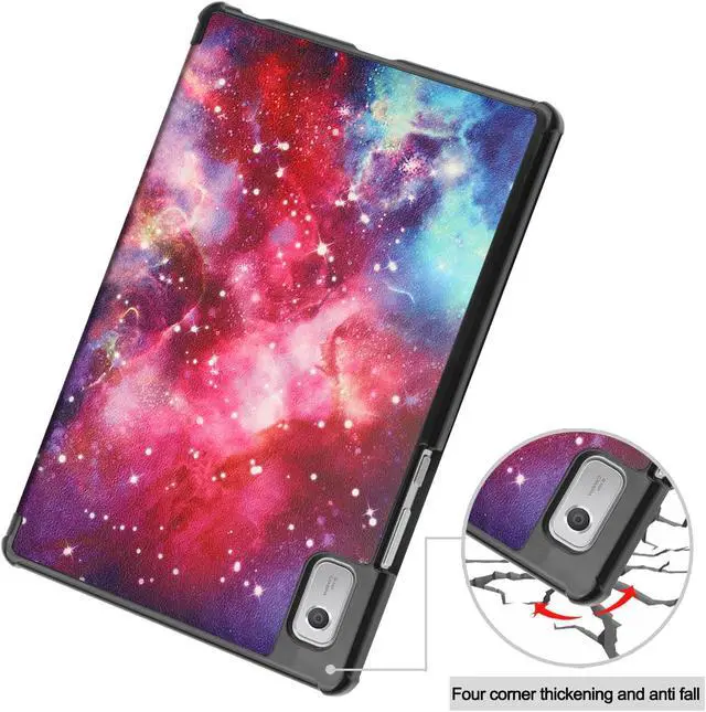 Alt view image 6 of 7 - Case for Lenovo Tab M9 2023 9 inch Tablet Model TB-310XU / TB-310FU, Slim Lightweight Stand Hard Shell Protective Cover with Stylus Pen