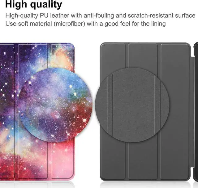 Alt view image 7 of 7 - Case for Lenovo Tab M9 2023 9 inch Tablet Model TB-310XU / TB-310FU, Slim Lightweight Stand Hard Shell Protective Cover with Stylus Pen
