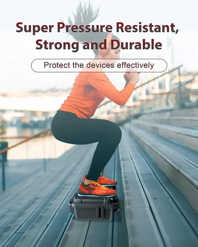 Alt view image 5 of 7 - Travel Carrying Case for Steam Deck, Professional Deluxe Waterproof Case Soft Lining Hard Travel Case for Steam Deck and Other Accessories