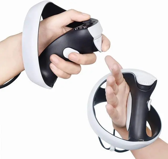 Alt view image 5 of 7 - Silicone Controller Pad for PSVR2,4 in 1 Accessories Kit for PS VR2 Controller with Anti-Slip Handle Cover Grip Protection