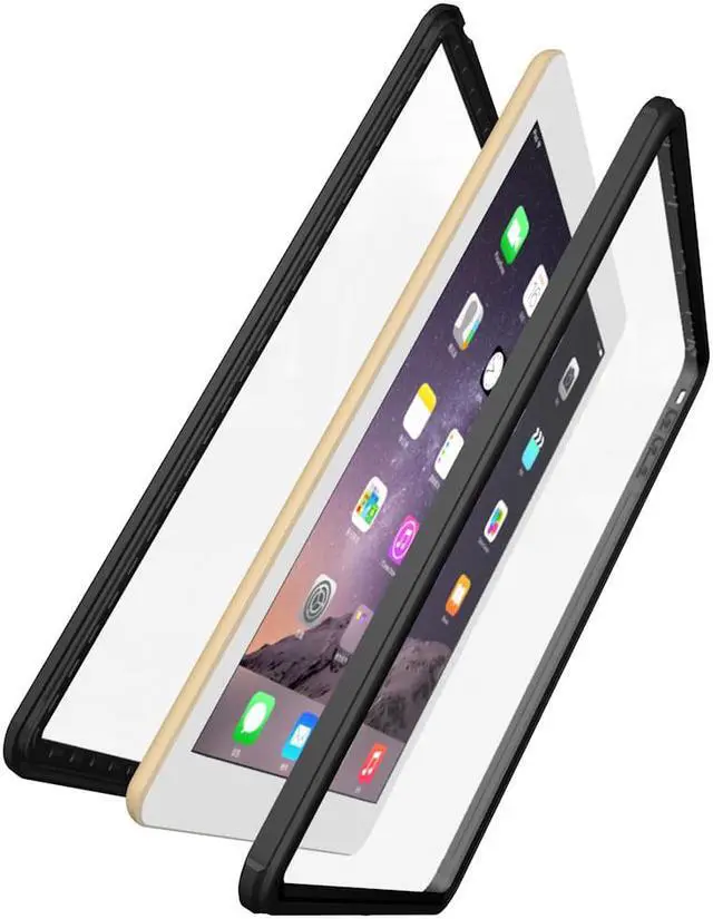 Alt view image 6 of 7 - iPad Pro 9.7 / iPad Air 2 Waterproof case, Water Resistant IP68 360 Degree All Round Protective Cover Ultra Slim Dust/Snow Proof with Shoulder Strap for Apple iPad Pro 9.7'' 2016 / iPad Air 2 9.7 Inch