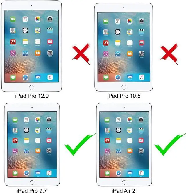 Alt view image 2 of 7 - iPad Pro 9.7 / iPad Air 2 Waterproof case, Water Resistant IP68 360 Degree All Round Protective Cover Ultra Slim Dust/Snow Proof with Shoulder Strap for Apple iPad Pro 9.7'' 2016 / iPad Air 2 9.7 Inch