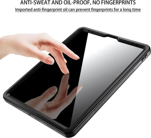 Alt view image 4 of 7 - Waterproof Case for iPad Pro 12.9 inch 2020 4th Generation, Shockproof Drop Proof Protective Cover High Touch Sensitivity with Shouder Strap,Built-in Screen Protector