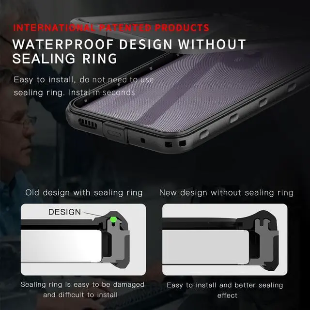 Alt view image 6 of 7 - For Motorola Moto G Pure 2021 Case Waterproof, Built in Screen Protector Full Body Heavy Duty Protective Cover Shockproof IP68 Underwater Case for Moto G Pure 2021 6.5 inch
