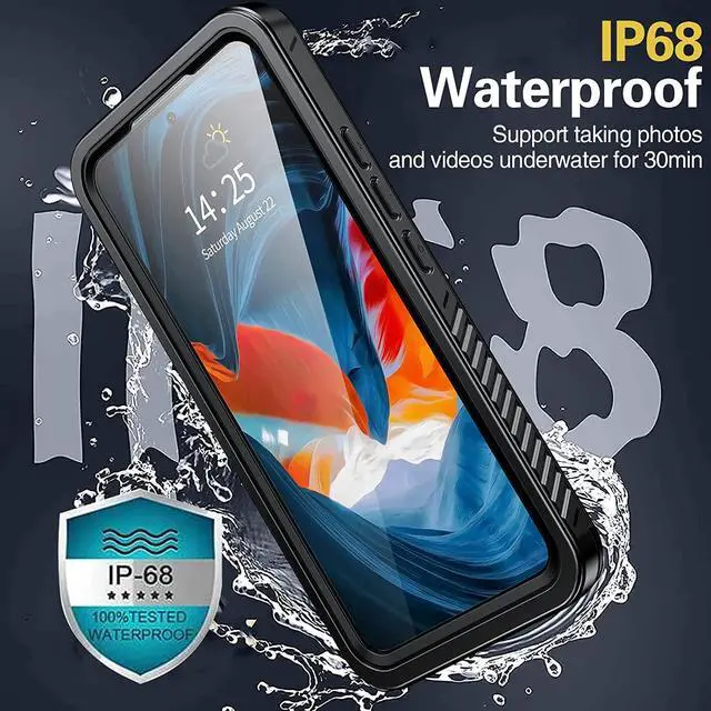 Alt view image 3 of 7 - For Samsung Galaxy A54 5G Case Waterproof, Samsung A54 5G Case with Built-in Lens &Screen Protector [Real 360][IP68 Underwater] [Full Body Heavy Duty Shockproof] Phone Case for Samsung A54 5G