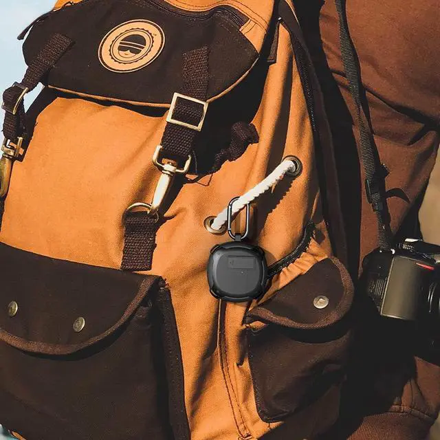 Alt view image 5 of 6 - Case Cover Compatible with Huawei Freebuds 4E, Freebuds 4 True Wireless Earbuds, Earphones Skin Cover, Protective Carrying Case with Keychain Hook, Charging Port Accessible
