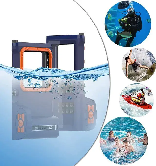 Alt view image 2 of 7 - Bluetooth Connection 3rd Generation Diving Phone Case, Professional 15m/50ft Underwater Photography Housings for Snorkeling, Scuba Dive Waterproof Phone Case for iPhone/Samsung/Universal