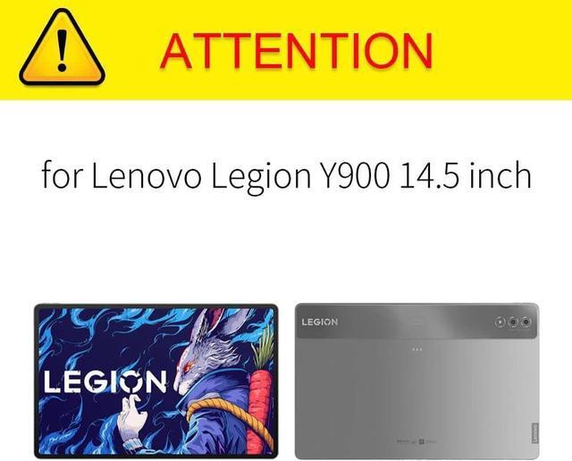 Alt view image 2 of 7 - Case for Lenovo Legion Y900 14.5 inch 2023 - Multiple Angle Viewing Business Cover Magnetic Tablet Wallet Leather Cover with Stylus Holder, Universal Stylus Pen Gray