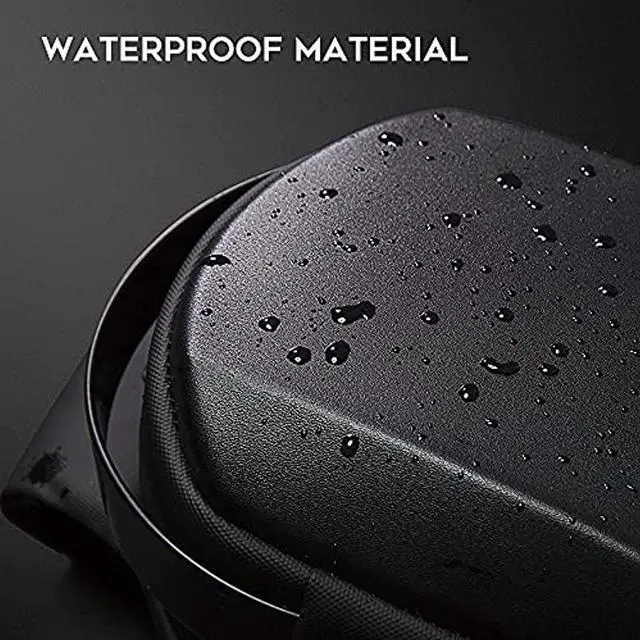 Alt view image 2 of 7 - Sling Bag, Waterproof Men Chest Bag Leather Shoulder bags Crossbody Sling Backpack Large Capacity Travel Messenger Bag