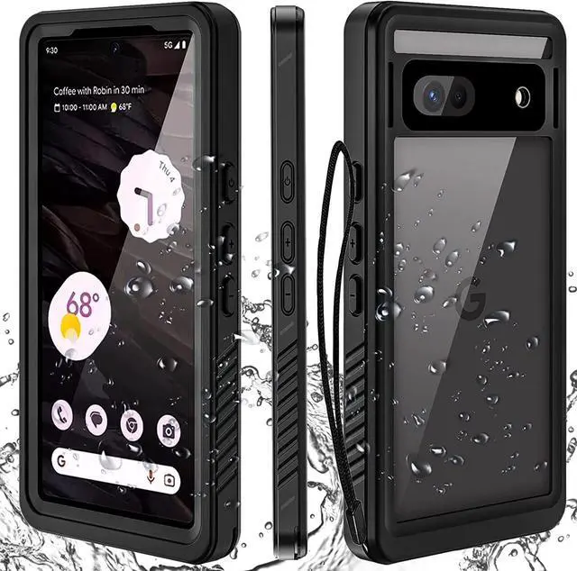 Main image of Compatible for Google Pixel 7A Case Waterproof, Built-in HD Clear Screen Protector, 360 Degree Shockproof Dustproof Bumper, Full Protective Waterproof Case for Google Pixel 7A 2023