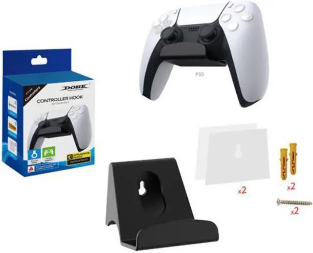 Alt view image 5 of 5 - 2 Pcs Wall Hanging Bracket Game Handle Controller Headset Hook Hanger For Nintendo PS5/Xbox/Switch Pro gamepad