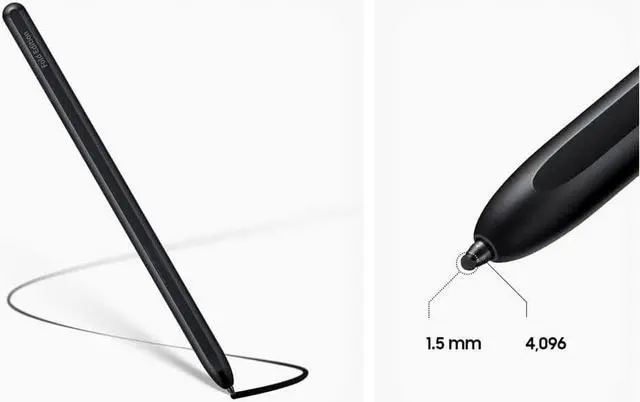 Alt view image 3 of 7 - Galaxy Z Fold 4 Stylus Pen Compatible with Galaxy Z Fold 4 / Galaxy Z Fold 3 S Pen Fold Edition Replacement for Samsung Galaxy Z Fold 4 / Fold 3 5G Touch Stylus S Pen + Tips/Nibs